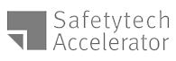 Safetytech Accelerator and TYMLEZ partnership logo